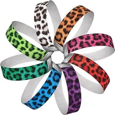 Suministros para fiestas de eventos Logotipo personalizado Impreso Tyvek Pulseras RFID con función NFC