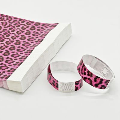 Suministros para fiestas de eventos Logotipo personalizado Impreso Tyvek Pulseras RFID con función NFC