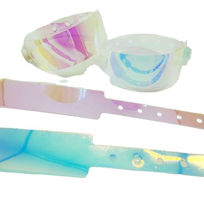 Favorito de las fiestas Colorido Gradiente Color Brazalete de pulsera TPU personalizada para eventos Solución de identificación