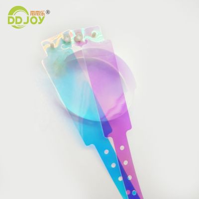 Favorito de las fiestas Colorido Gradiente Color Brazalete de pulsera TPU personalizada para eventos Solución de identificación