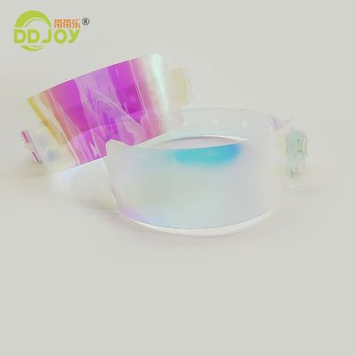 Favorito de las fiestas Colorido Gradiente Color Brazalete de pulsera TPU personalizada para eventos Solución de identificación