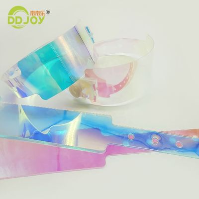 Pulsera de TPU Gradiente Ecológica y lista para conciertos en rosa para una fácil identificación