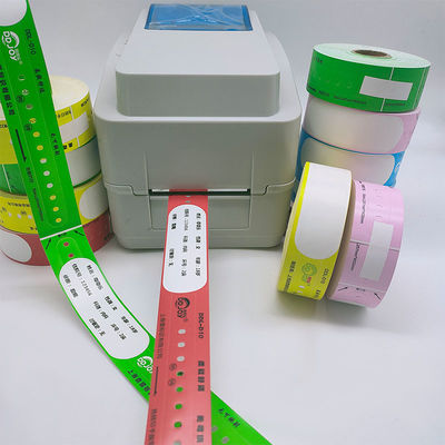 Impresión directa de carteles de hospital Brazaletes para adultos con código de barras y tipo de material de papel