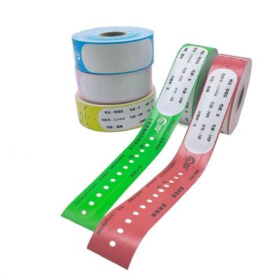 Impresión directa de carteles de hospital Brazaletes para adultos con código de barras y tipo de material de papel