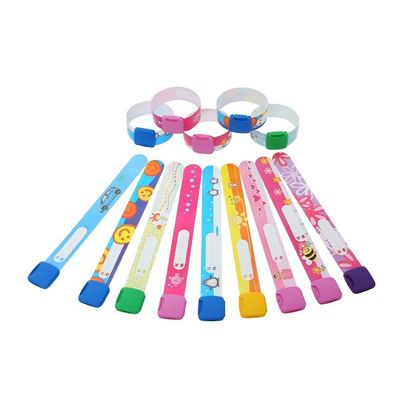 Tamaño ajustable, impermeable, brazalete para niños para identificar y rastrear.