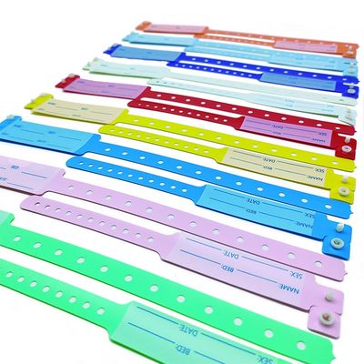 Bandas de identificación médica resistentes al agua desechables para adultos y niños 250*25 mm