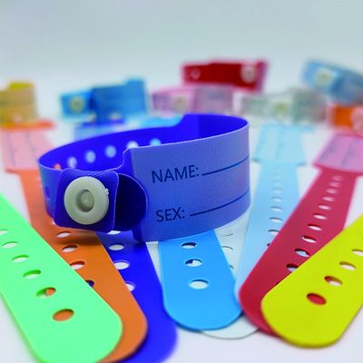 Bandas de identificación médica resistentes al agua desechables para adultos y niños 250*25 mm