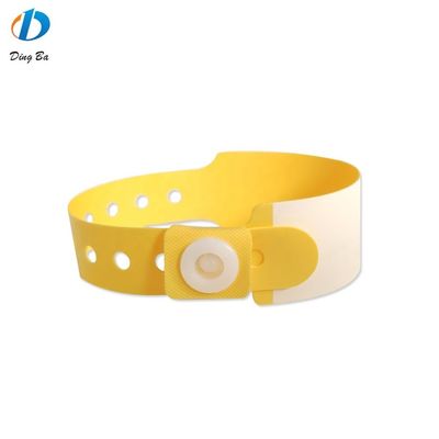 Pulsera de vinilo de PVC de colores para niños en el parque de diversiones 250 * 25mm y 170 * 18mm