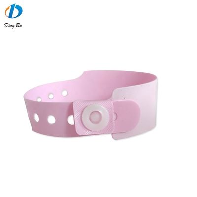 Pulsera de vinilo de PVC de colores para niños en el parque de diversiones 250 * 25mm y 170 * 18mm
