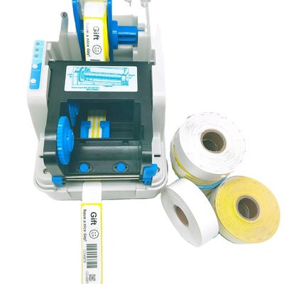257 * 25mm Adultos personalizadas Directas de papel térmico de identificación de pulseras para patio de recreo en interiores