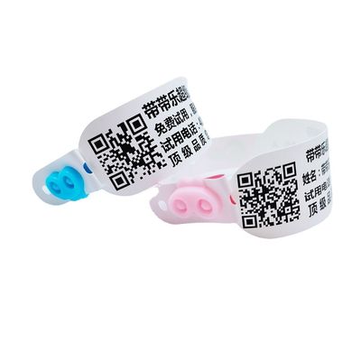 Impresora GODEX Brazalete de una sola vez a prueba de agua rosa para la identificación del paciente del hospital
