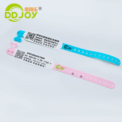 Impresora GODEX Brazalete de una sola vez a prueba de agua rosa para la identificación del paciente del hospital
