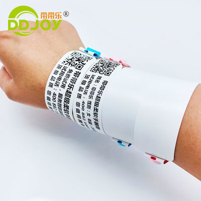 Impresora GODEX Brazalete de una sola vez a prueba de agua rosa para la identificación del paciente del hospital