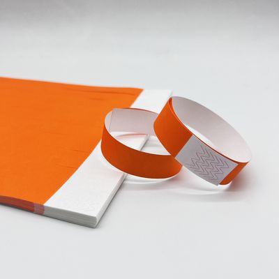 Impresión de logotipos personalizados Tyvek Pulseras para eventos Pulseras de papel impermeables