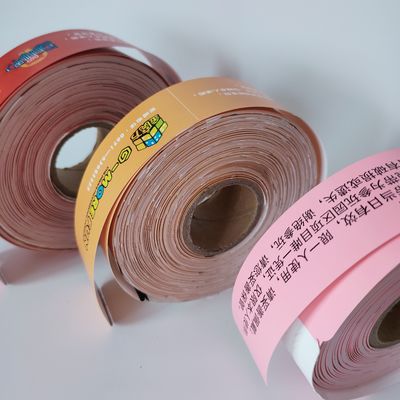 Pulsera de papel imprimible con código de barras térmico autoadhesivo y fácil