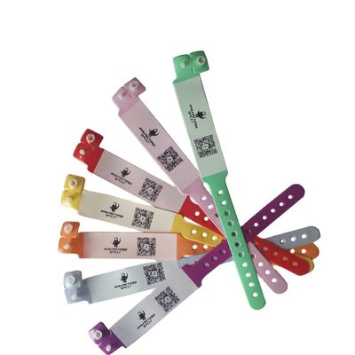 Tecnología de inserción de uñas suave y segura con incrustación Banda de identificación infantil desechable