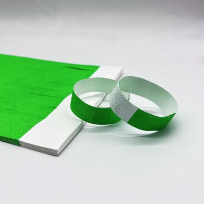 Pulsera Tyvek de papel impreso para eventos y fiestas Logotipo OEM resistente a las lágrimas Aceptable