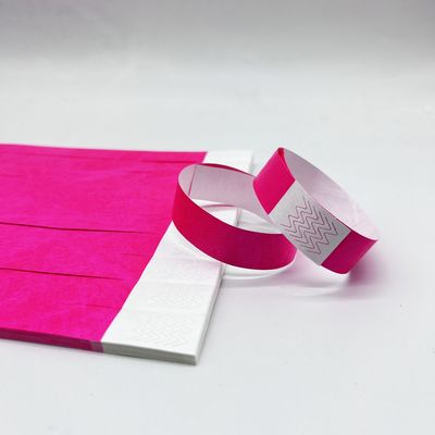 Pulsera Tyvek de papel impreso para eventos y fiestas Logotipo OEM resistente a las lágrimas Aceptable