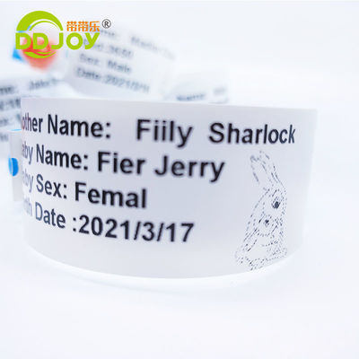 Pulsera imprimible para adultos y niños impermeable a las alergias