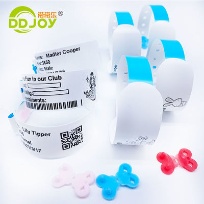 Material térmico Joyería Material principal OEM ODM Pulseras de identificación de adultos a prueba de agua