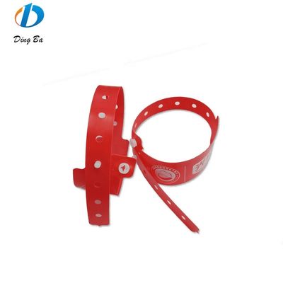 Tipo de joyería Pulseras de plástico desechable ecológico para conciertos Pulseras de PVC/vinilo