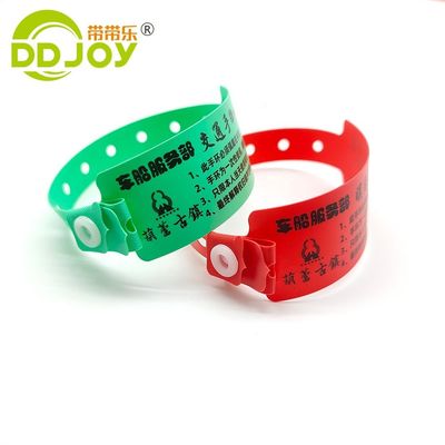 Estilizado DDJOY Parque/Jardín de juegos Eventos Brazalete de pulsera de PVC para la identificación del niño