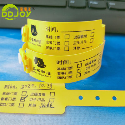 Estilizado DDJOY Parque/Jardín de juegos Eventos Brazalete de pulsera de PVC para la identificación del niño