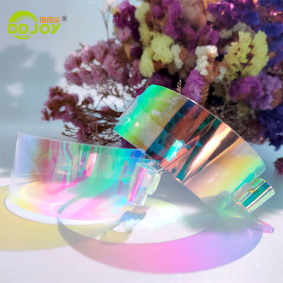 Impresión de TPU personalizada de una sola vez Holograma Brillo Brazalete de color claro para club nocturno de bares