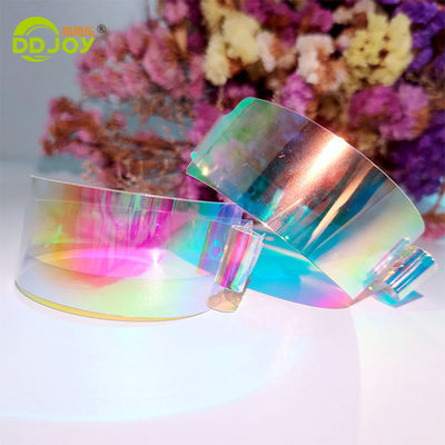 Impresión de TPU personalizada de una sola vez Holograma Brillo Brazalete de color claro para club nocturno de bares