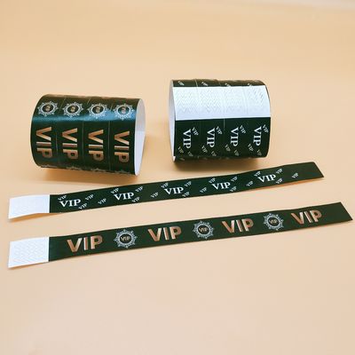 Brazaletes de papel desechables personalizados de una sola vez