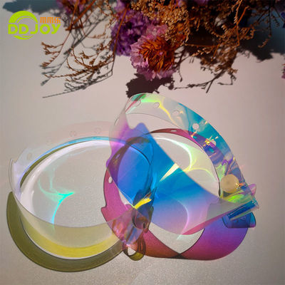Impresión de TPU personalizada de una sola vez Holograma Brillo Brazalete de color claro para club nocturno de bares