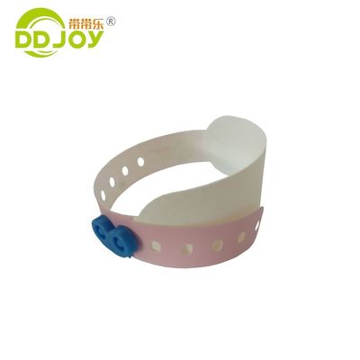 Identificación del paciente personalizada Pulsera de impresión térmica segura y suave con material de papel nanocompuesto