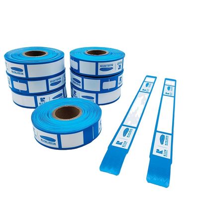 Brazalete adhesivo autoimpresible en forma de letra para eventos escénicos y boletos de entrada