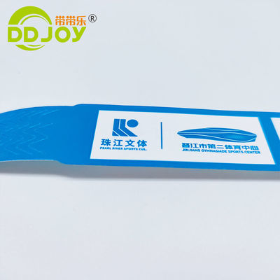 Brazalete adhesivo autoimpresible en forma de letra para eventos escénicos y boletos de entrada