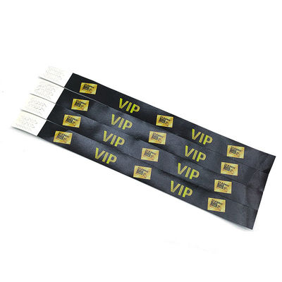Banda de muñeca de Tyvek a medida, impermeable, lista para el Festival VIP. Todos los usuarios finales.