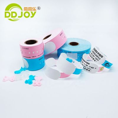Brazalete de código de barras VIP de alta durabilidad térmica para niños adultos en eventos de networking