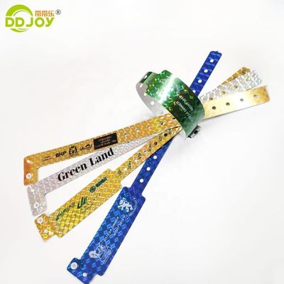 Clampada en forma de L Glitter Holográfico Entretenimiento Brazalete de muñeca Entradas