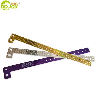 Clampada en forma de L Glitter Holográfico Entretenimiento Brazalete de muñeca Entradas