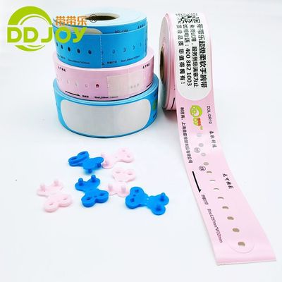 Pulsera imprimible con logotipo personalizado Brazalete de identificación utilizando papel de transferencia térmica