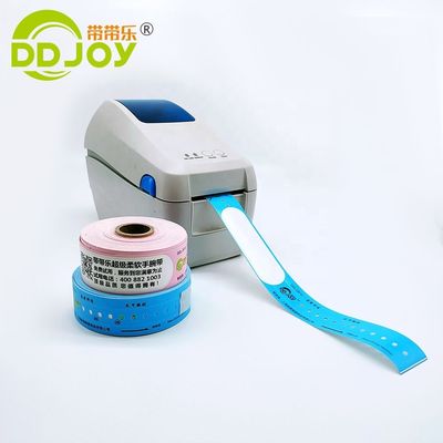 Pulsera imprimible con logotipo personalizado Brazalete de identificación utilizando papel de transferencia térmica