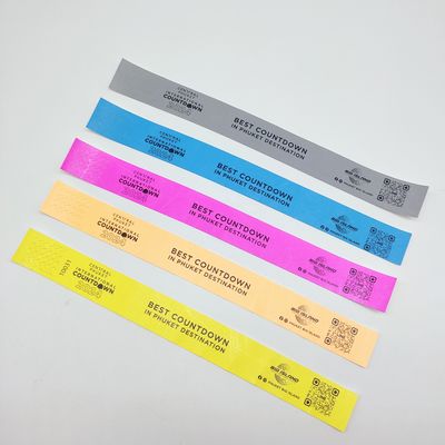 Fiesta debe tener conveniente ocasión eventos de vacaciones personalizado pulsera de papel desechable