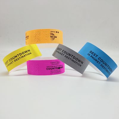 Fiesta debe tener conveniente ocasión eventos de vacaciones personalizado pulsera de papel desechable