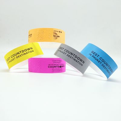 Fiesta debe tener conveniente ocasión eventos de vacaciones personalizado pulsera de papel desechable