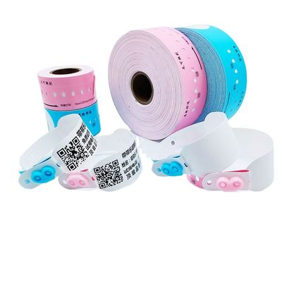 Impresora de información personalizada pulsera de impresión térmica anti-rasguños para la admisión al club
