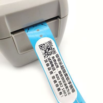 Pueden ser personalizadas con una cerradura adhesiva, pulseras de identificación térmica de 257*32 mm para adultos para personalización.