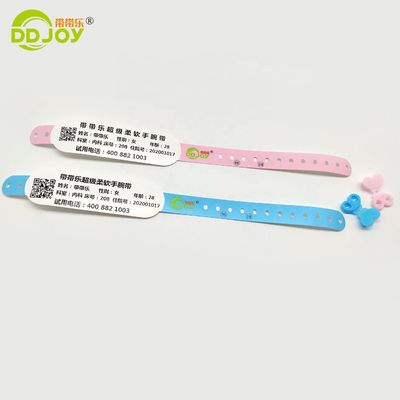 Pulsera térmica impermeable ajustable con logotipo personalizado en azul