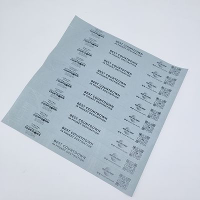 Pulseras de papel impermeables para eventos 250*25mm/250*19mm Duraderas y resistentes al desgarro