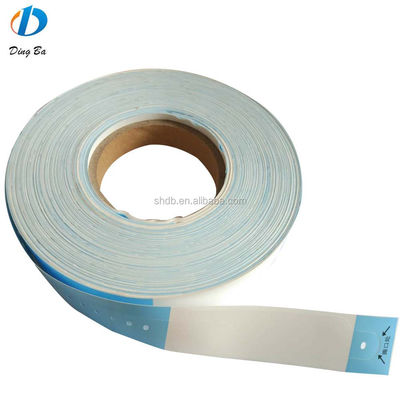 Impresión en color de papel térmico sintético de pulsera para la identificación del paciente 257 * 32mm