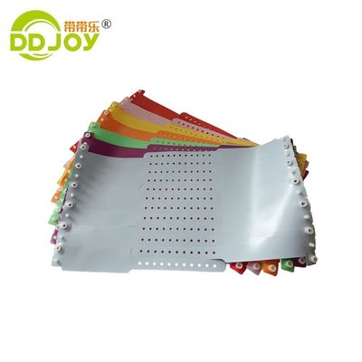 Personalizado ID de caridad del paciente del hospital Vinyl PVC pulseras con información de la banda personalizada