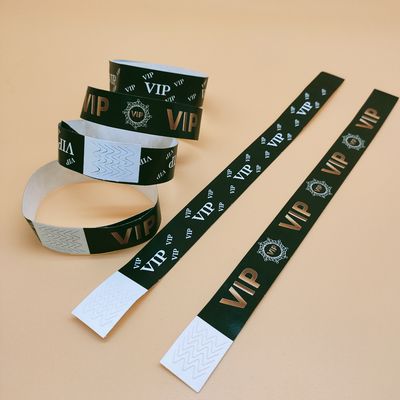 250*25mm/250*19mm Brazalete Tyvek de color sólido a prueba de agua y duradero para todas las ocasiones